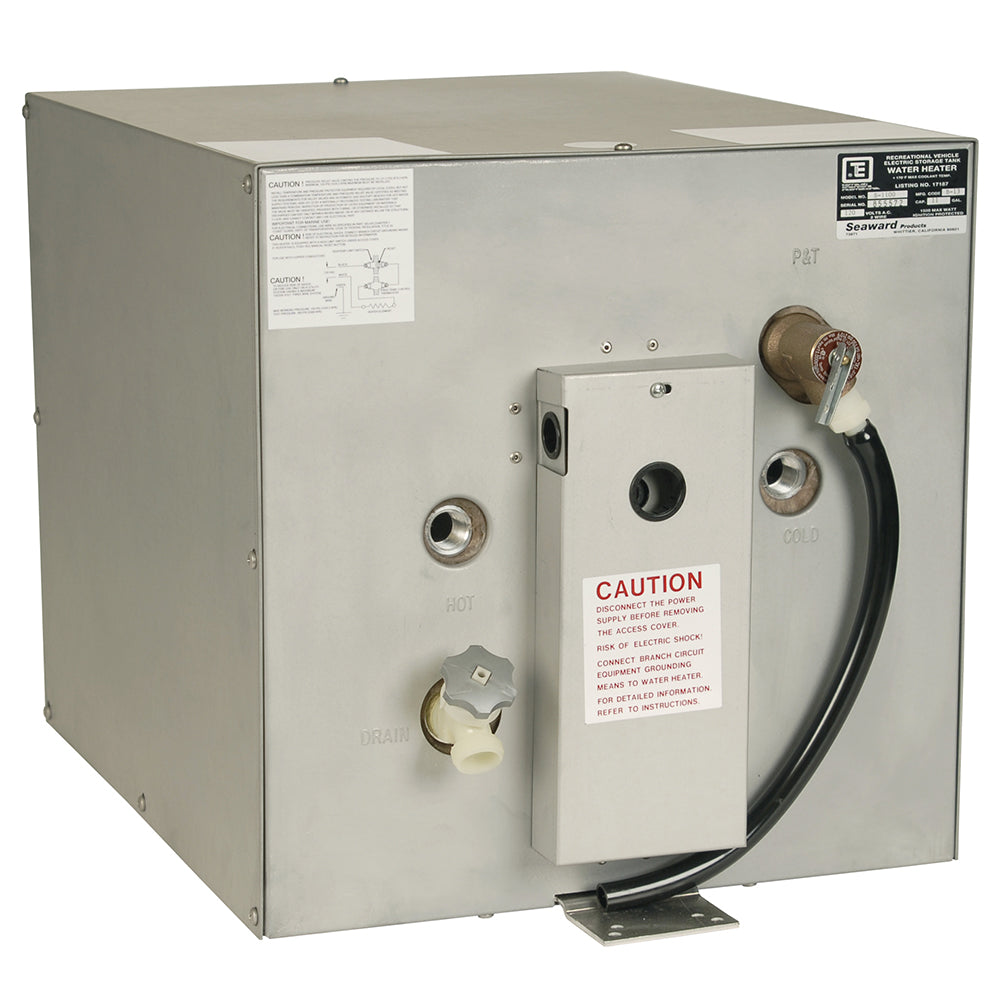 Whale Seaward 11 Gallon Hot Water Heater wRear Heat Exchanger  Galvanized Steel  240V  1500W S1150