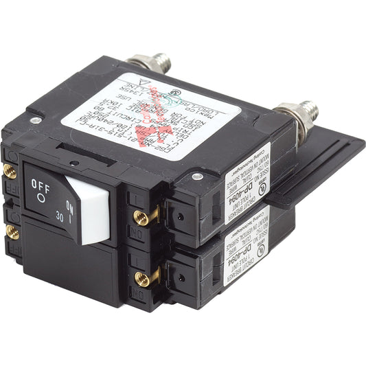 Blue Sea 7466 UL489 Circuit Breaker  30A Raised Rocker 7466