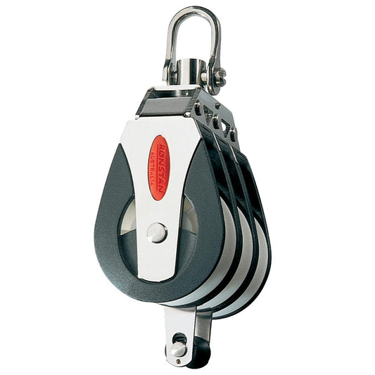 Ronstan Series 40 All Purpose Block  Triple  Becket  Swivel Head RF41310