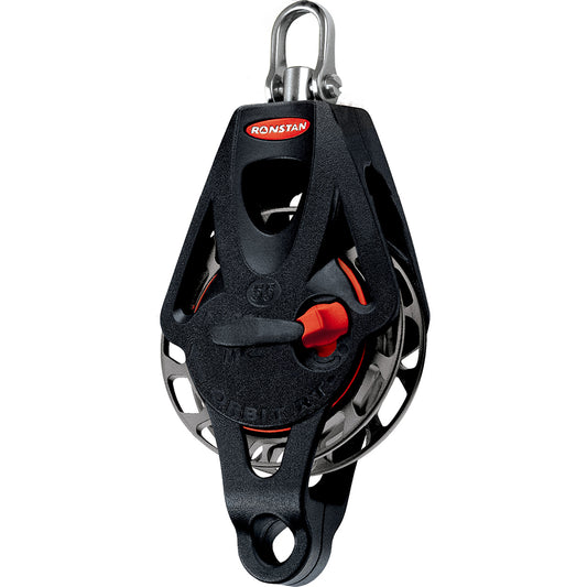 Ronstan Series 55 Ratchet Mount Orbit Block  Single Becket Swivel RF56110