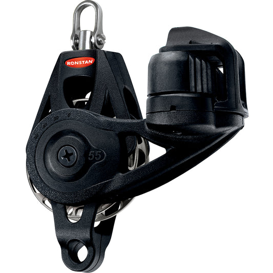 Ronstan Series 55 Ratchet Mount Orbit Block  Single Becket Cleat Swivel RF56130