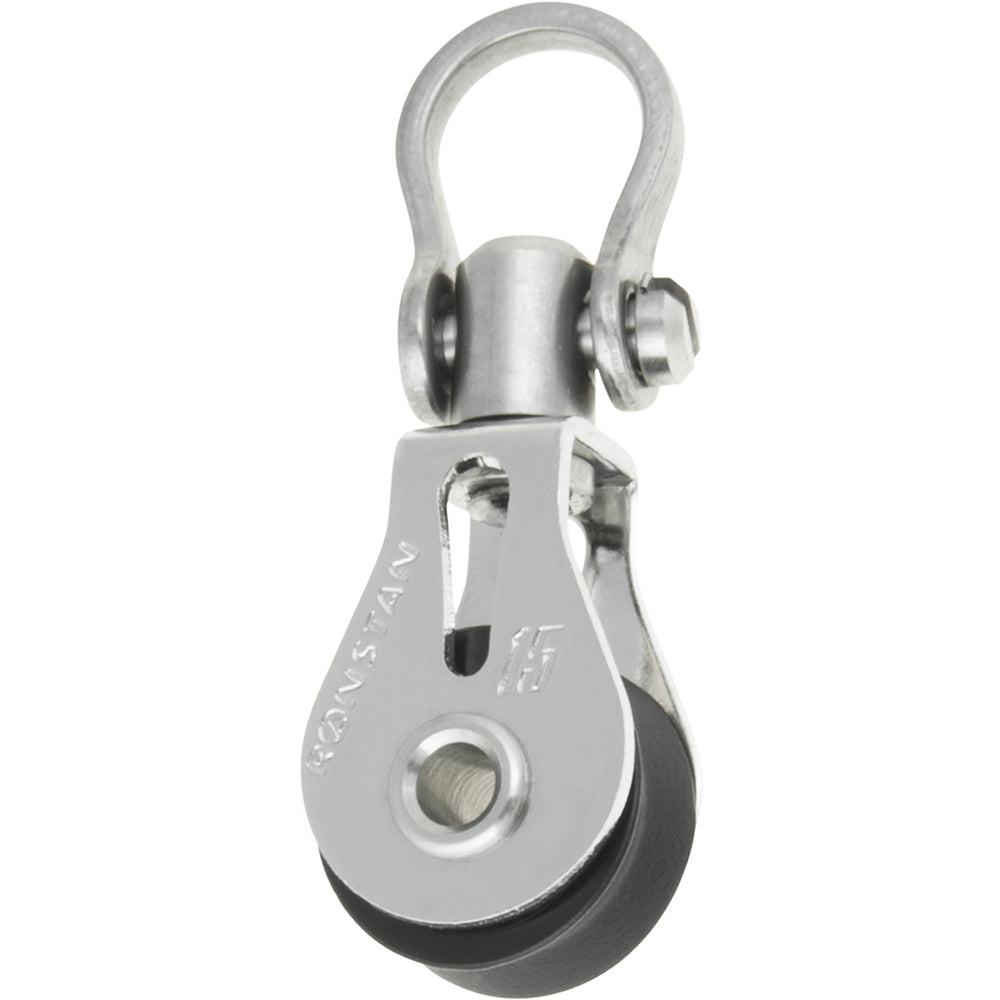 Ronstan Series 15 Ball Bearing Utility Block  Single Swivel Shackle Head RF15100