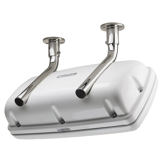 NavPod SystemPod PreCut Simrad GO9BG Vulcan9  1 Instrument Simrad IS42BG TritonAP44 Square Hole f95 Wide Guard GP104042
