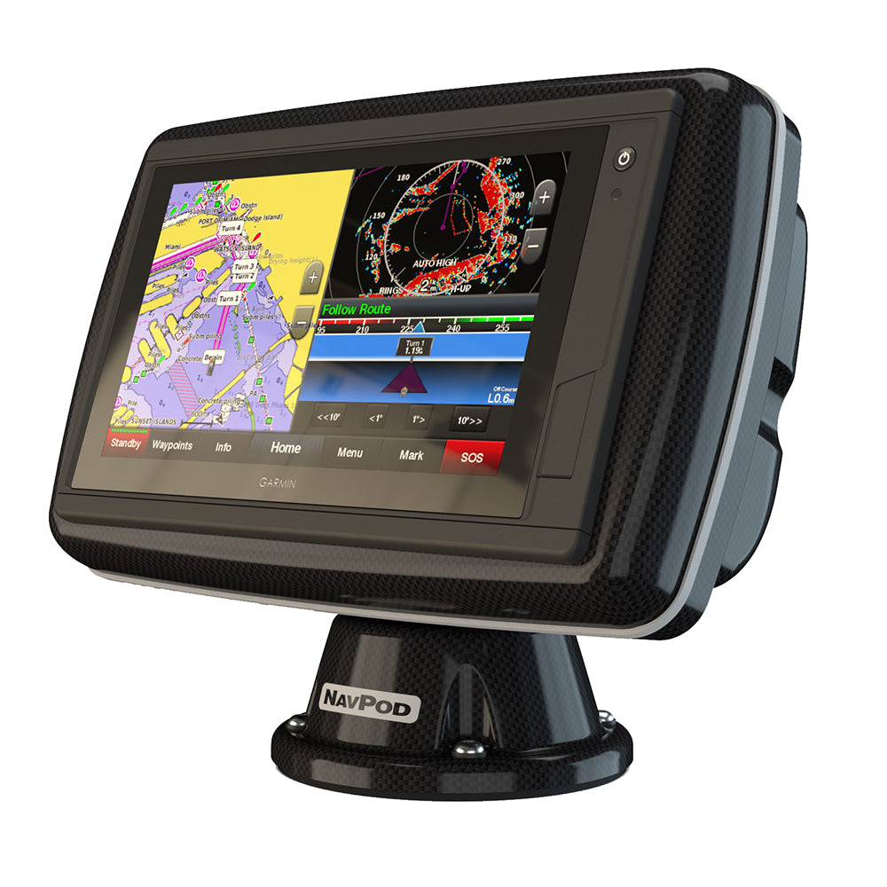 NavPod PowerPod PreCut fGarmin GPSMAP 942xs 942 922xs  922  Carbon Black PP450008C