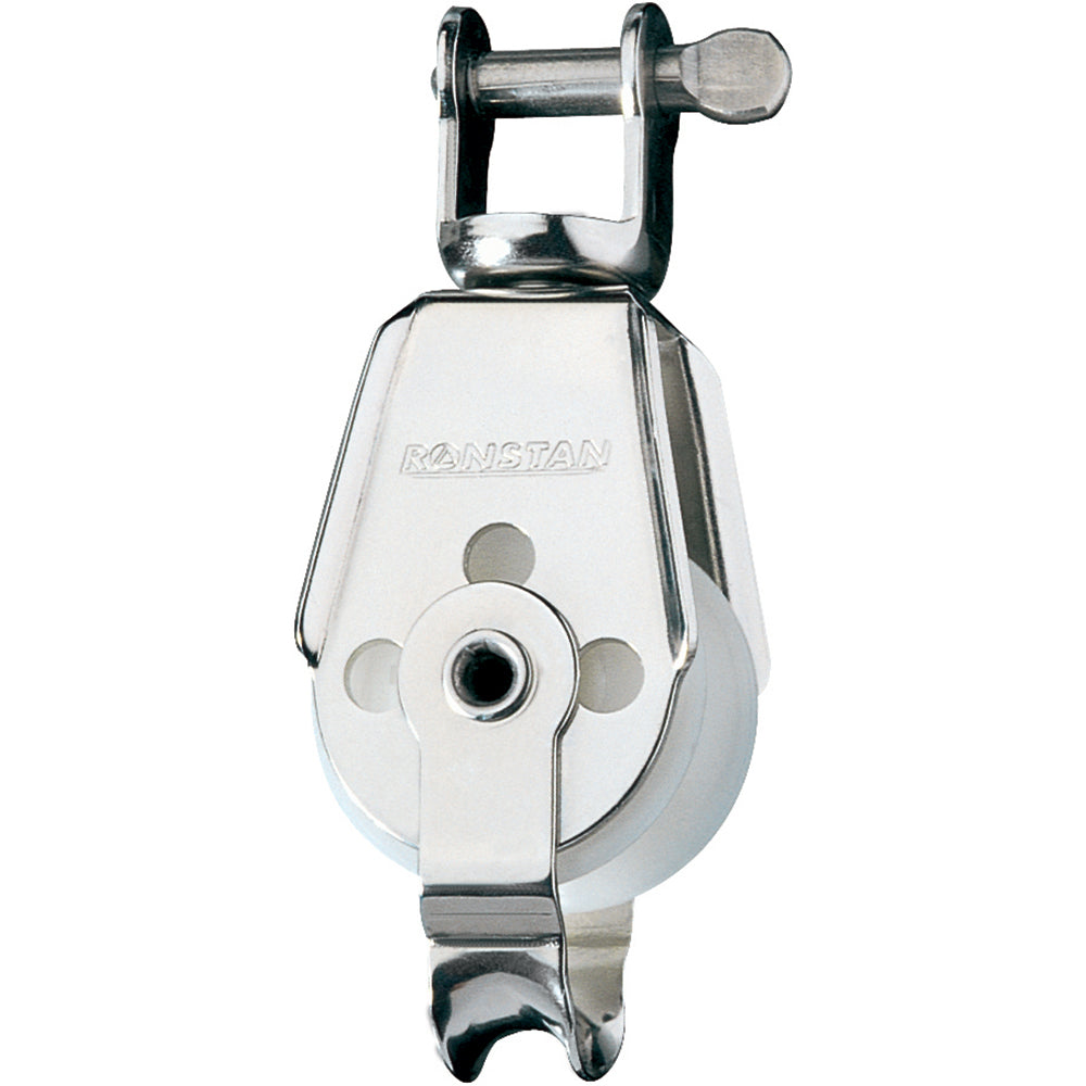 Ronstan Series 30 Utility Block  Single Becket Swivel Shackle Head RF567