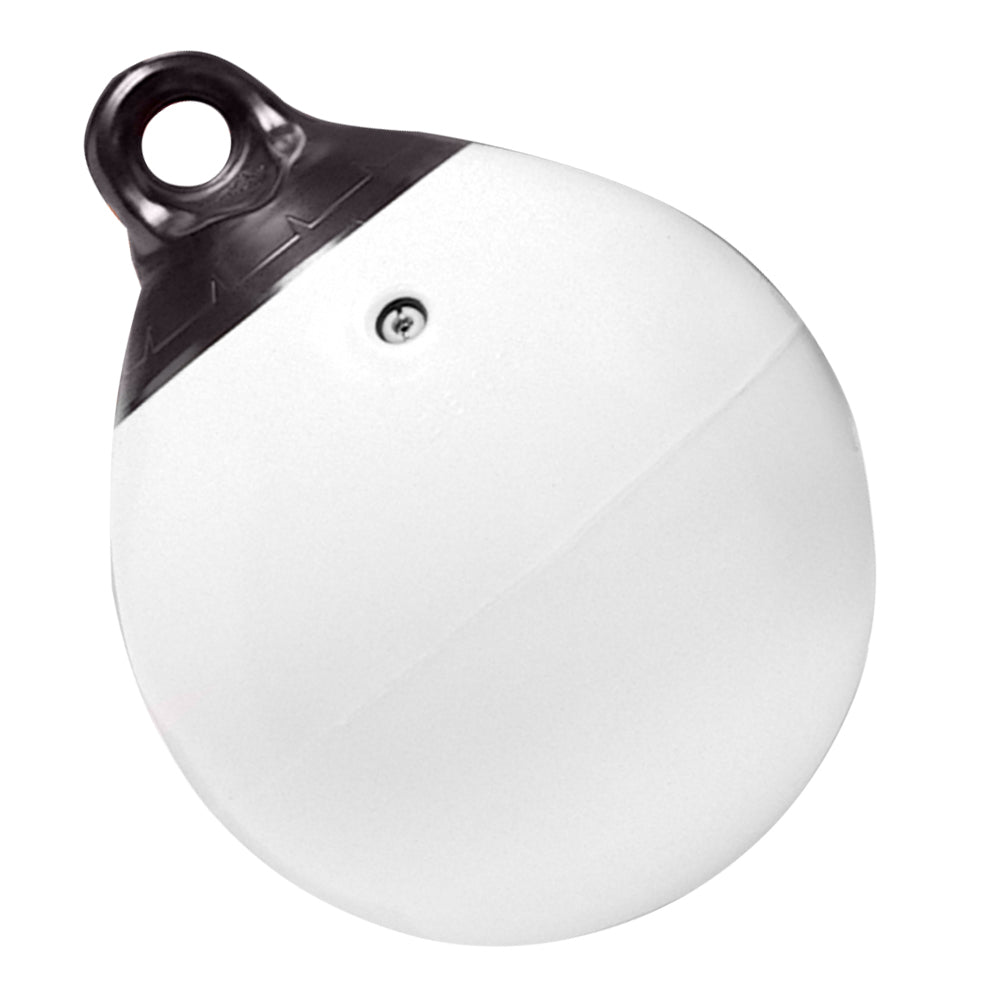 Taylor Made 15 Tuff End Inflatable Vinyl Buoy  White 1146
