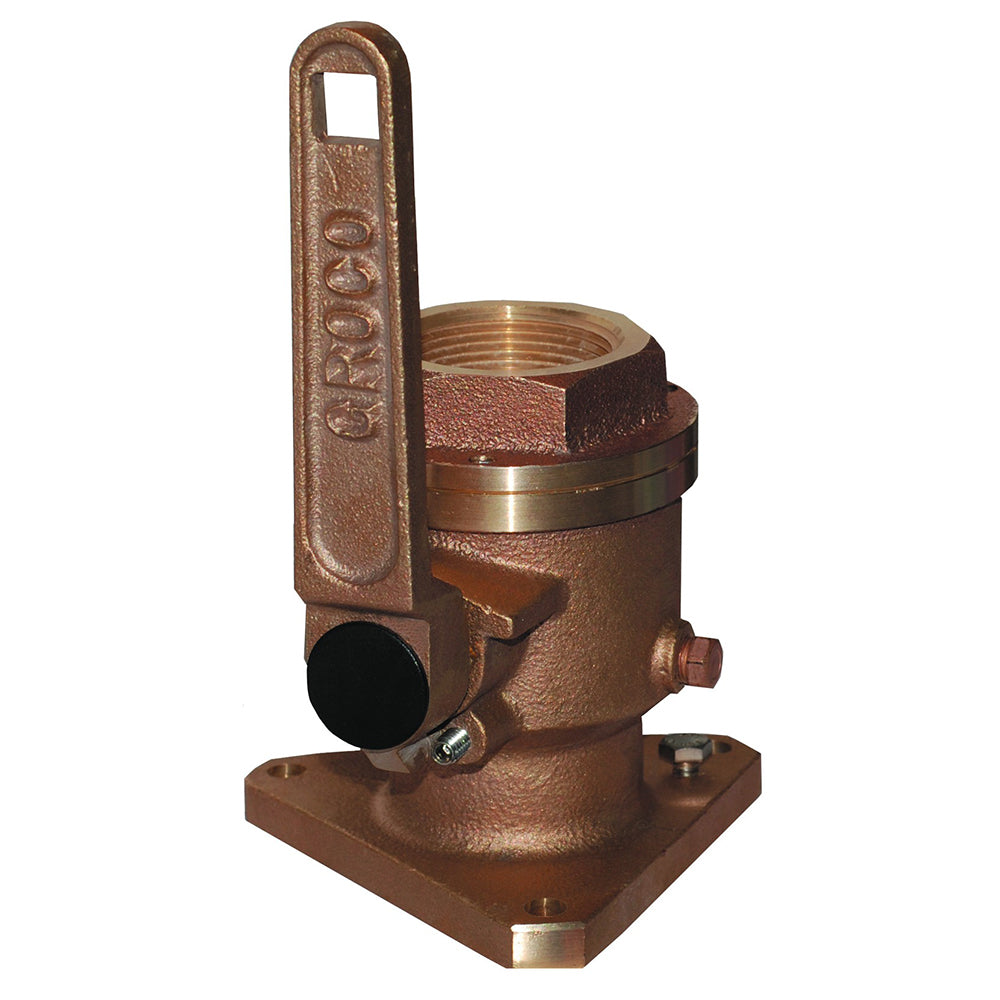 GROCO 112 Bronze Flanged Full Flow Seacock BV1500