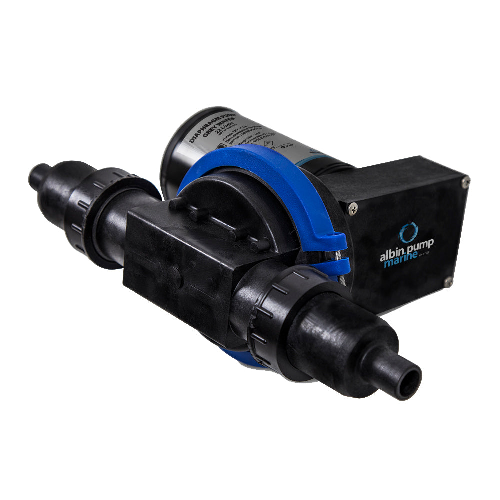 Albin Group Waste Water Diaphragm Pump 22L 58 GPM  12V 0301001