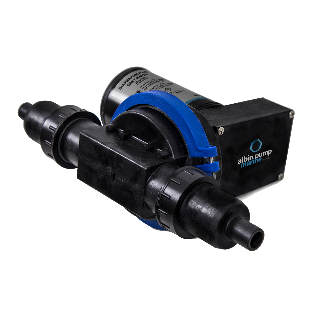 Albin Group Waste Water Diaphragm Pump  22L58GPM  24V 0301002