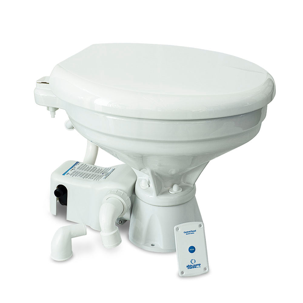 Albin Group Marine Toilet Standard Electric EVO Comfort  12V 0702006