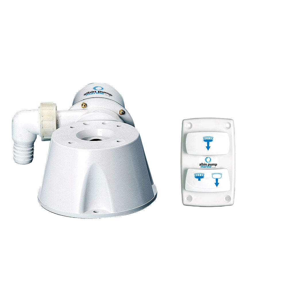 Albin Group Marine Silent Electric Toilet Kit  12V 0766021