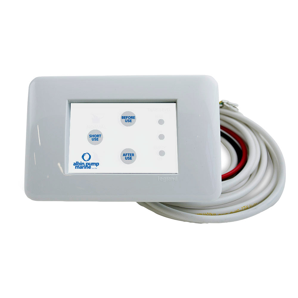 Albin Group Marine Digital Control Panel Silent Electric Toilet 0766024