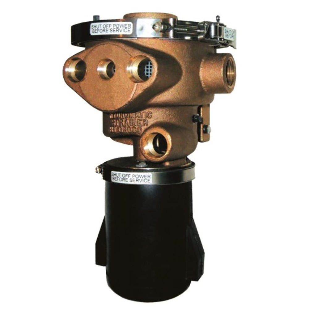 GROCO 112 Inlet Hydromatic SelfCleaning Strainer  12V 970150012