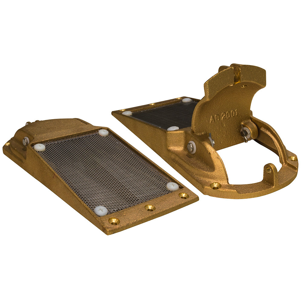 GROCO Perforated Hull Strainer wAccess Door 114 Max ThruHull APHS12501