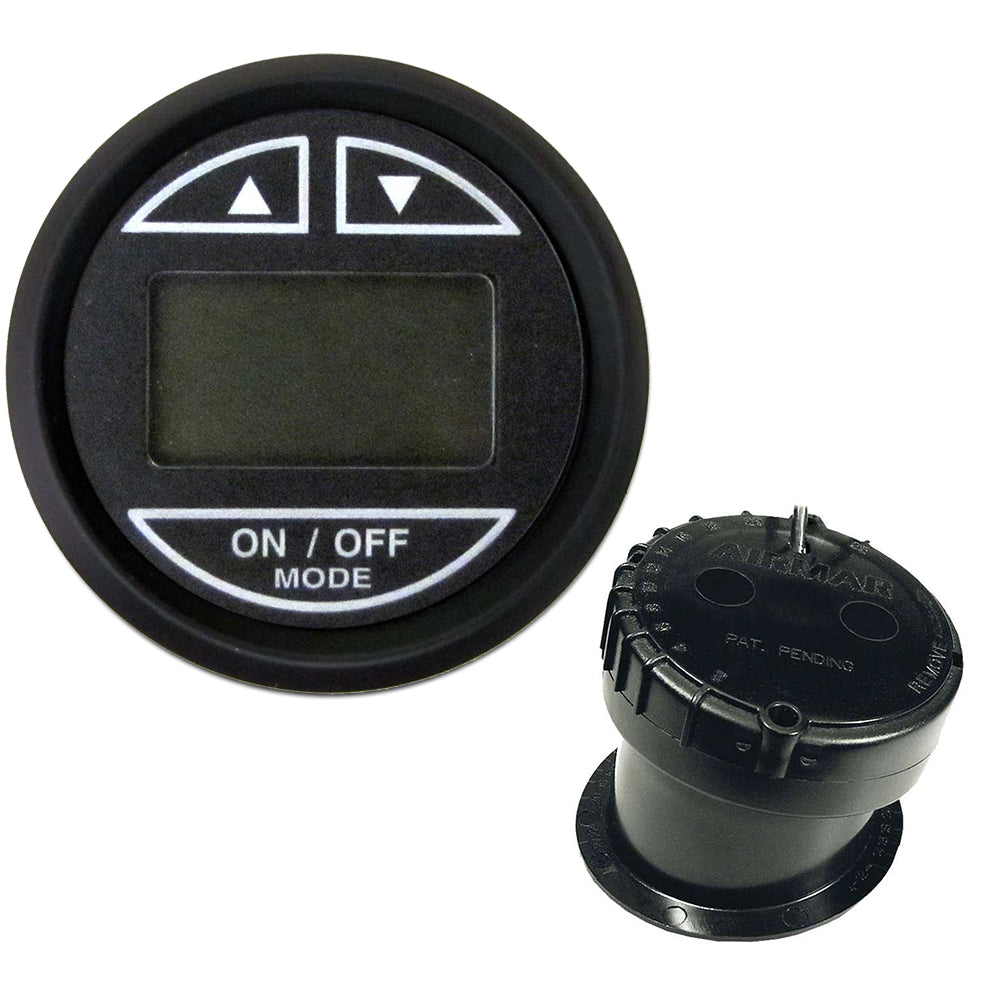 Faria Euro Black 2 Depth Sounder wInHull Transducer 12851