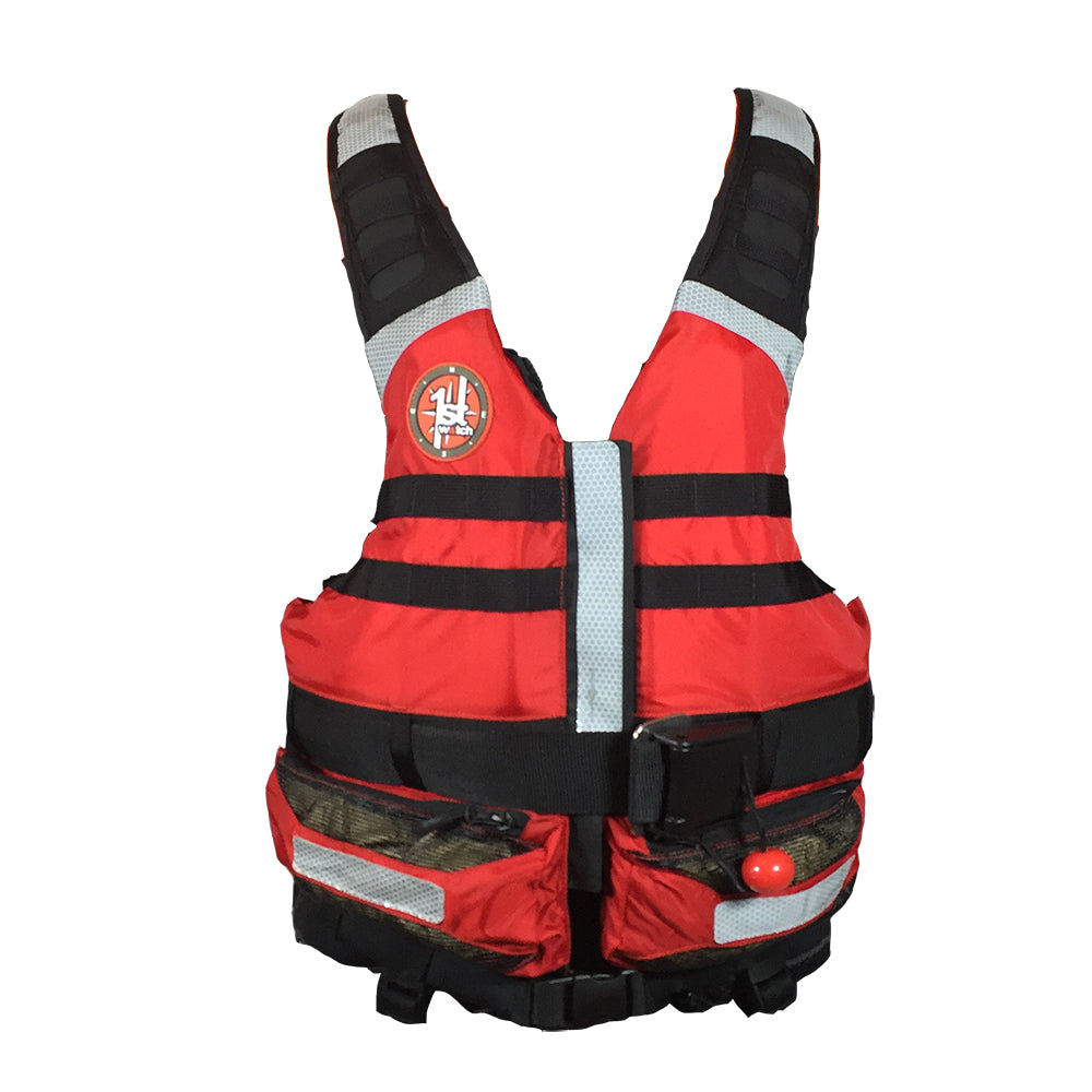 First Watch SWV100 Rescue Swimmers Vest  RedBlack SWV100RD