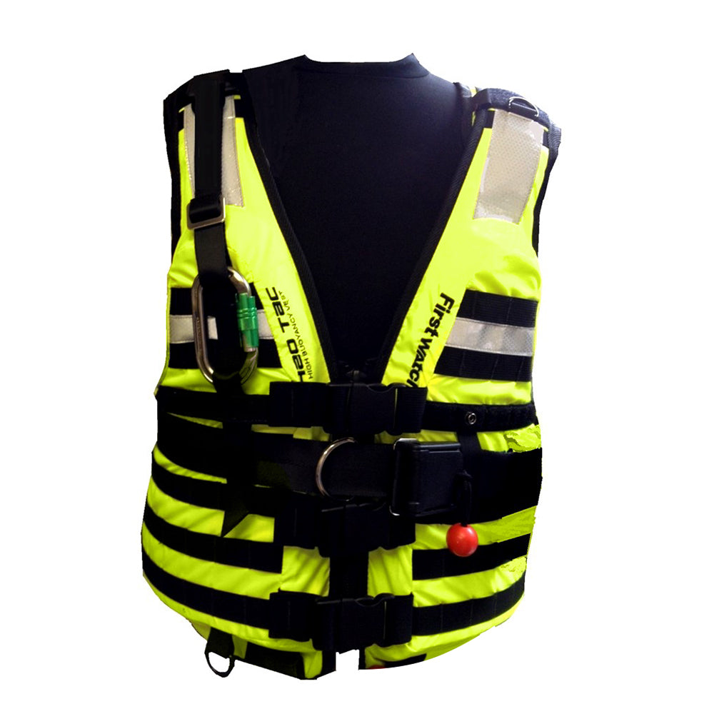 First Watch HBV100 High Buoyancy Rescue Vest  HiVis Yellow  XL to 3XL HBV100HVXL3XL