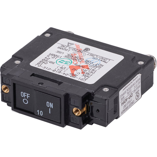 Blue Sea 7455 UL489 Circuit Breaker  10A Flat Rocker 7455