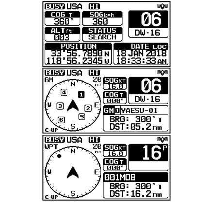 Standard Horizon GX1800G Fixed Mount VHF wGPS  White GX1800GW