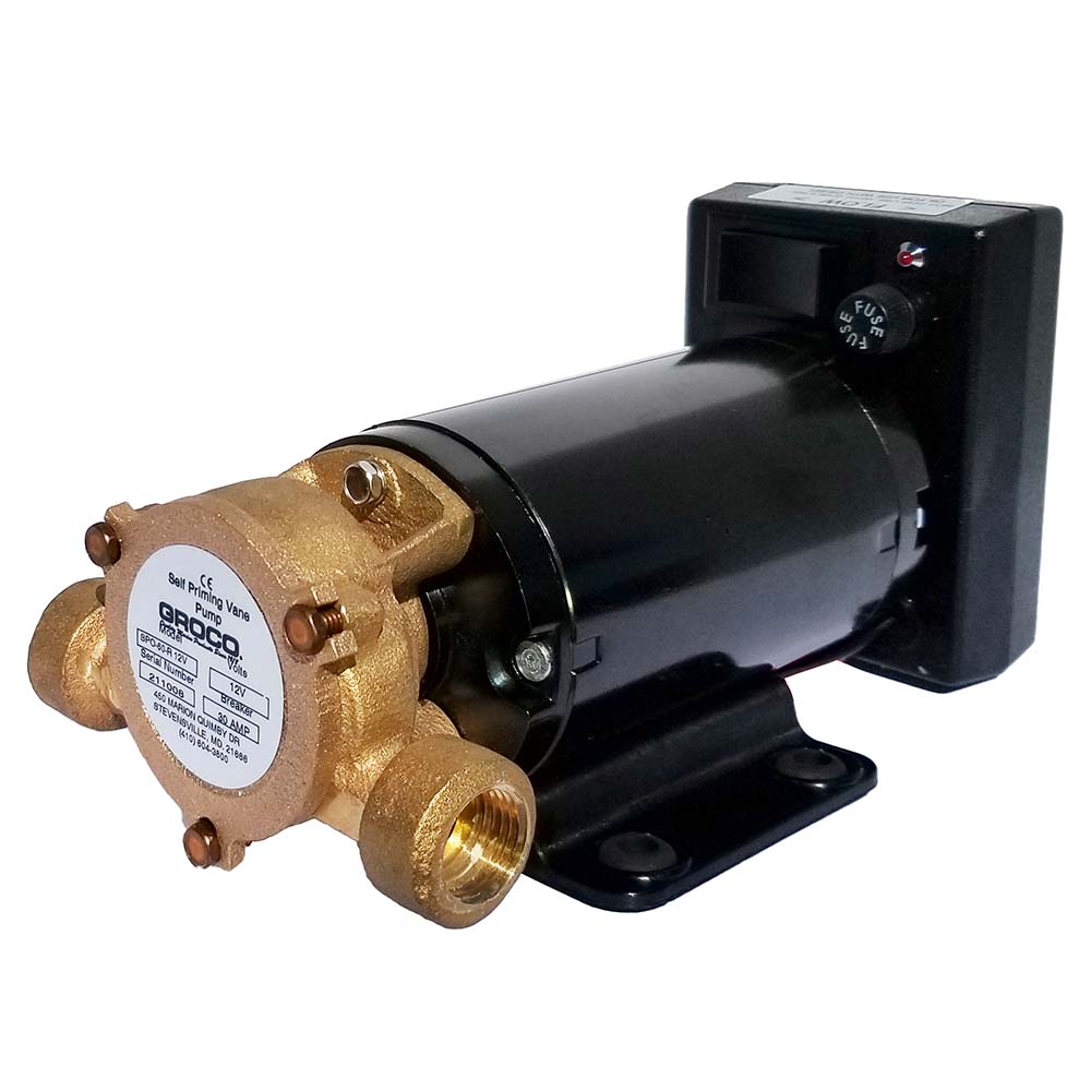 GROCO Commercial Duty Reversing Vane Pump  24V SPO80R 24V