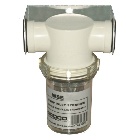 GROCO 114 Fresh Water Strainer wPlastic Basket WSB1250P