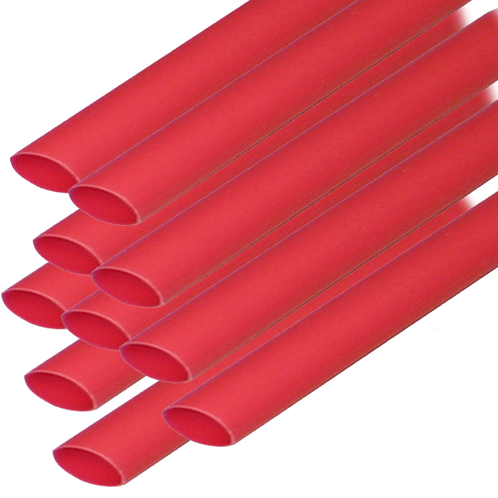 Ancor Heat Shrink Tubing 316 x 12  Red  10 Pieces 302624