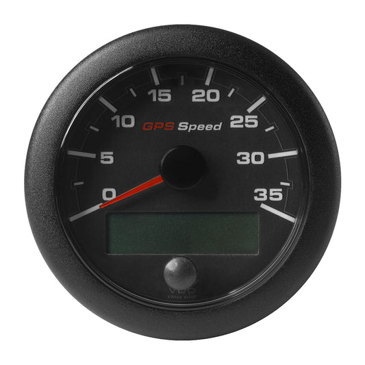 Veratron 338 85mm OceanLink GPS Speedometer  Black Dial  Bezel 035 KMPHKMH A2C1351980001