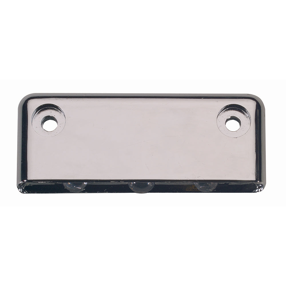 Innovative Lighting 3 LED Surface Mount Step Light  White wChrome Case 00352007