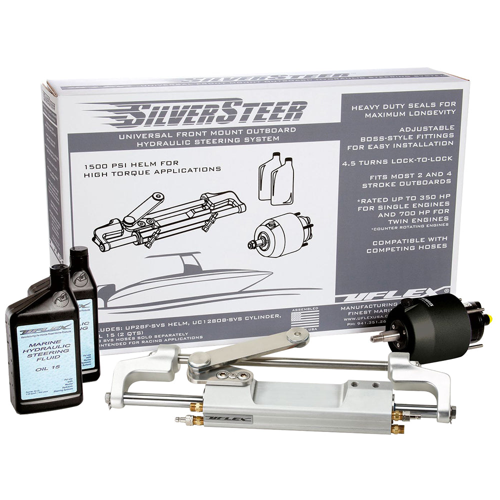 Uflex SilverSteer Front Mount Outboard Hydraulic Steering System  UC130 V2 SILVERSTEERXP2