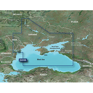 Garmin BlueChart g3 Vision VEI510S  Dnieper River  Azov Sea  microSDSD 010C112800