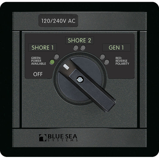 Bue Sea 120240v AC Rotary 65A Off  3 Sources 1488