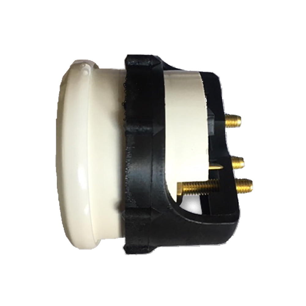 Faria Dress White 2 Cylinder Head Temperature Gauge 60  220 F 13113