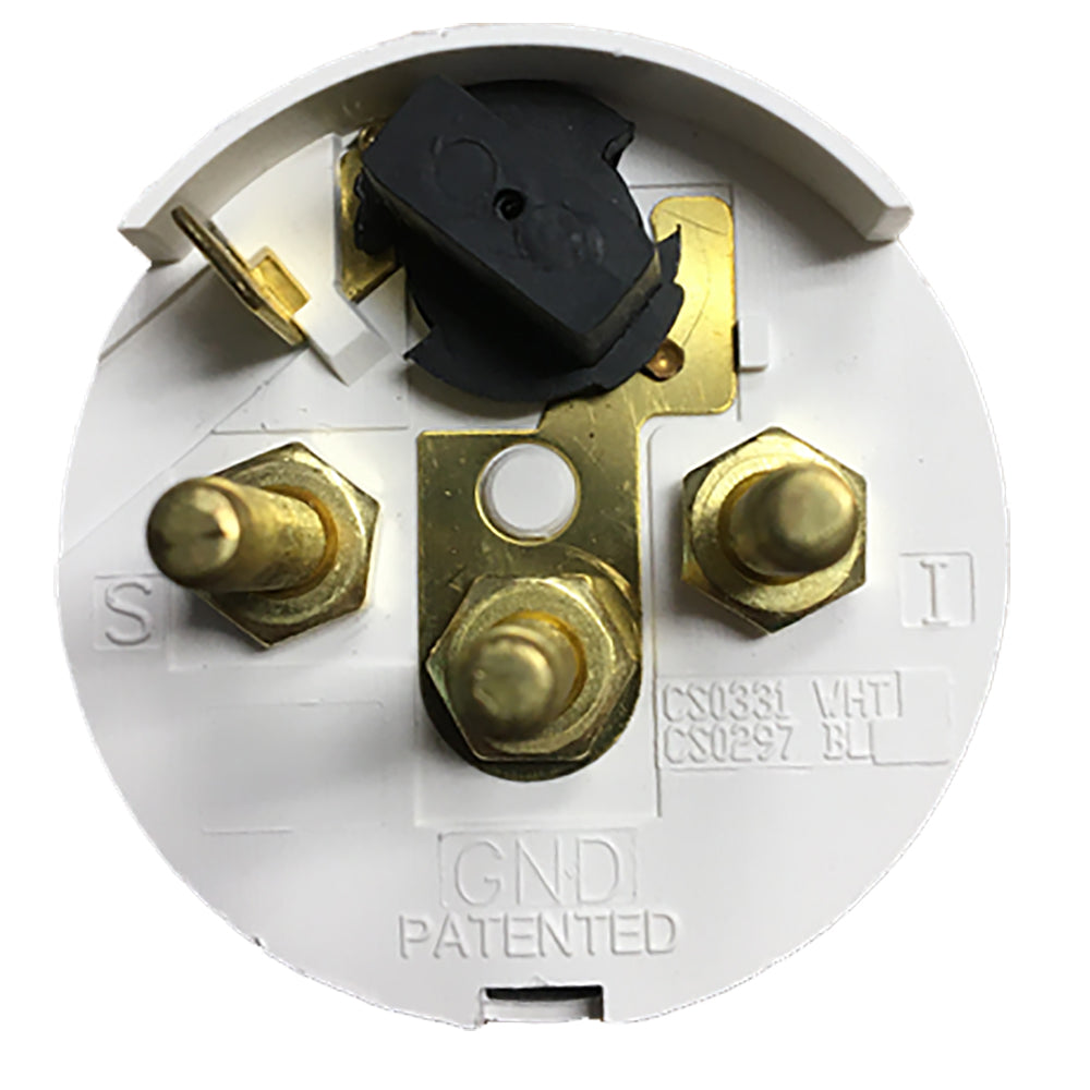 Faria Dress White 2 Cylinder Head Temperature Gauge 60  220 F 13113