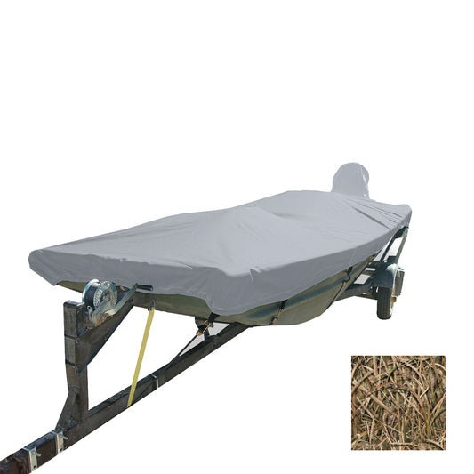 Carver Performance PolyGuard StyledtoFit Boat Cover f125 Open Jon Boats  Shadow Grass 74200CSG