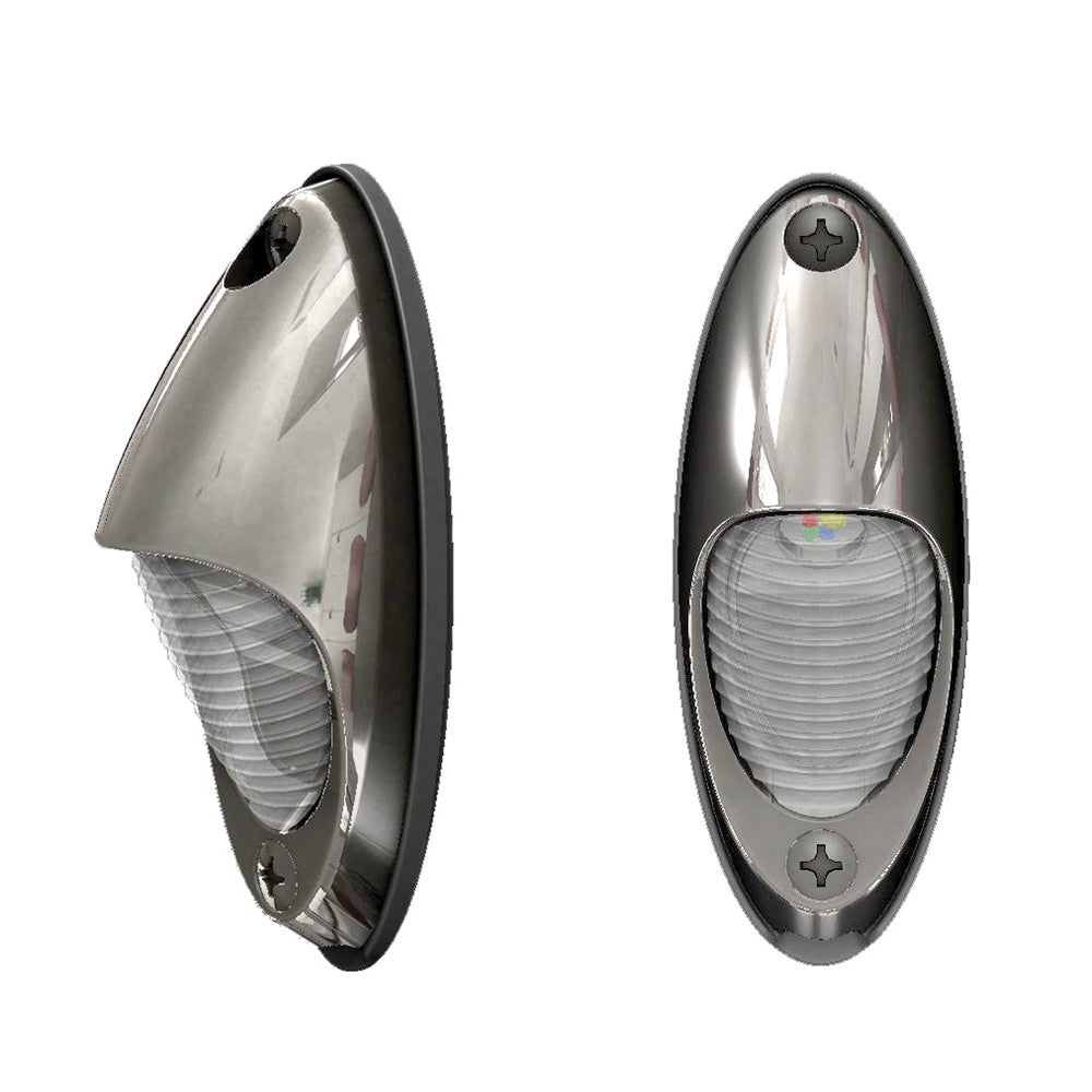 Lumitec Nautilus Piling Light  Warm White  Stainless Steel Housing 101633