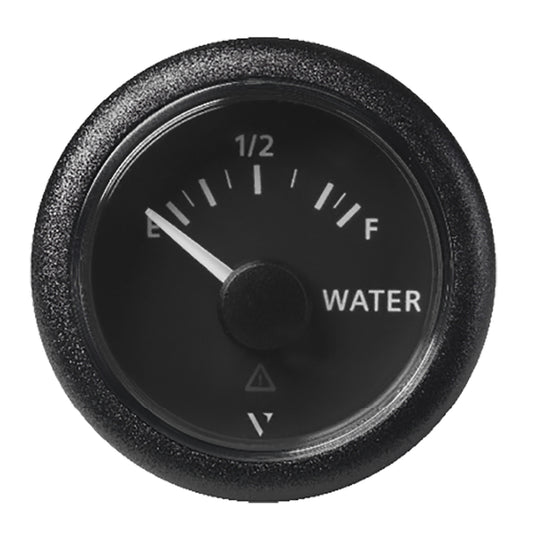 Veratron 52MM 2116 ViewLine Fresh Water Resistive  EmptyFull  3 to180 OHM  Black Dial  Round Bezel A2C59514099