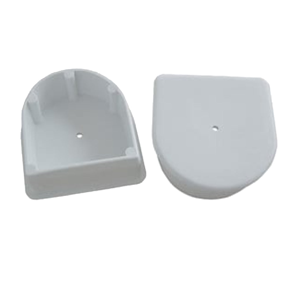 Dock Edge Large End Plug  White 2Pack DE1026F