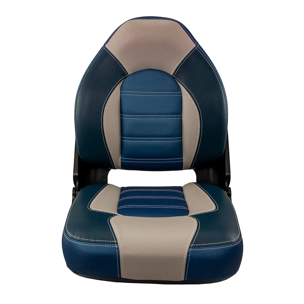 Springfield Skipper Premium HB Folding Seat  BlueGrey 1061069B