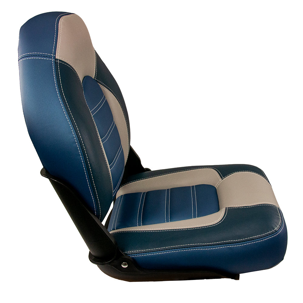 Springfield Skipper Premium HB Folding Seat  BlueGrey 1061069B