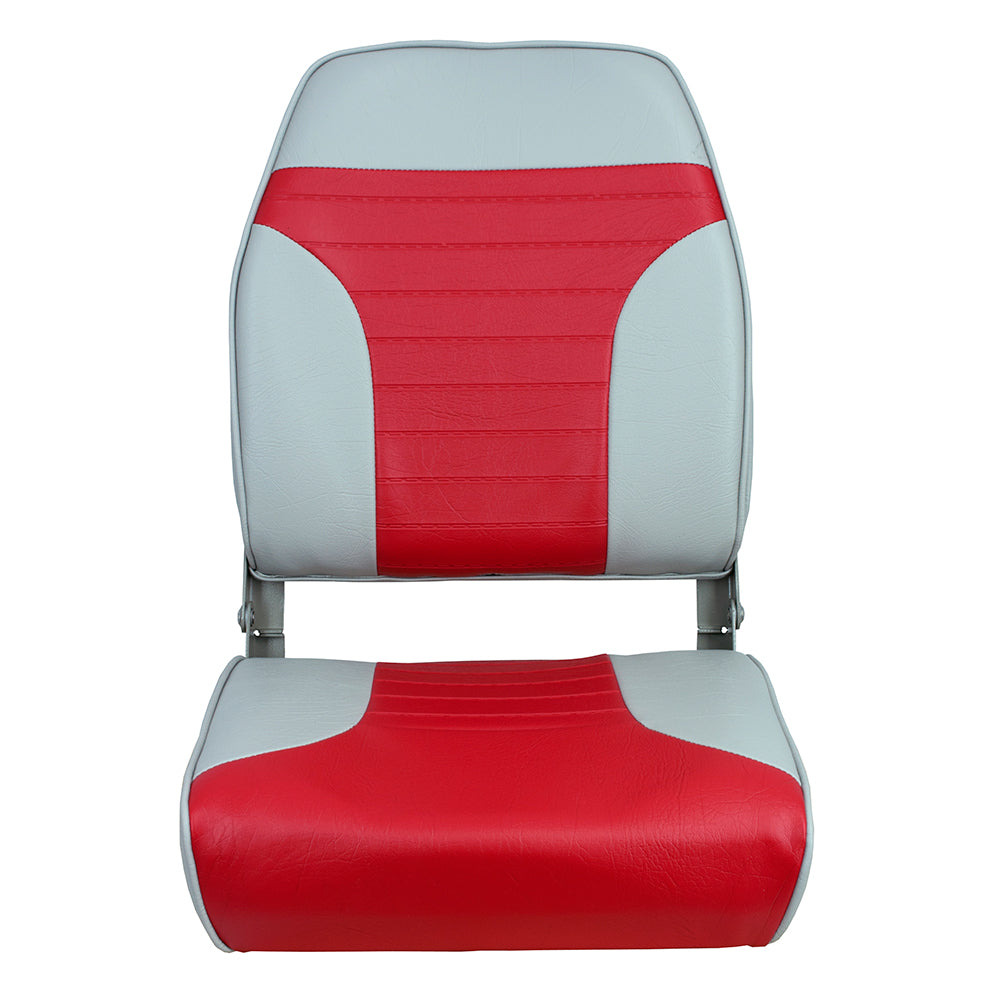 Springfield High Back MultiColor Folding Seat  RedGrey 1040665