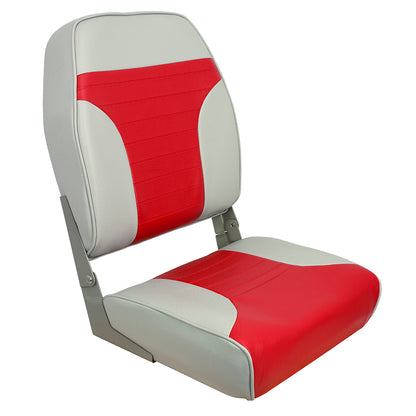 Springfield High Back MultiColor Folding Seat  RedGrey 1040665