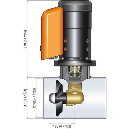Quick Bow Thruster BTQ 18555 55KGF  12V  D185  30kW FGBT18055120T00