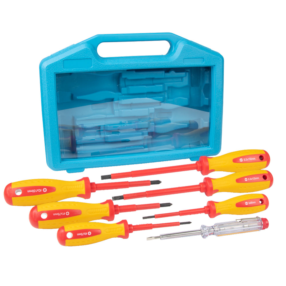 Ancor 7Piece Screwdriver Set wCase 711000