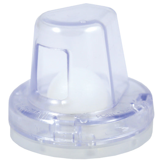 TH Marine FlowMax Ball Scupper  Clear FMS10DP