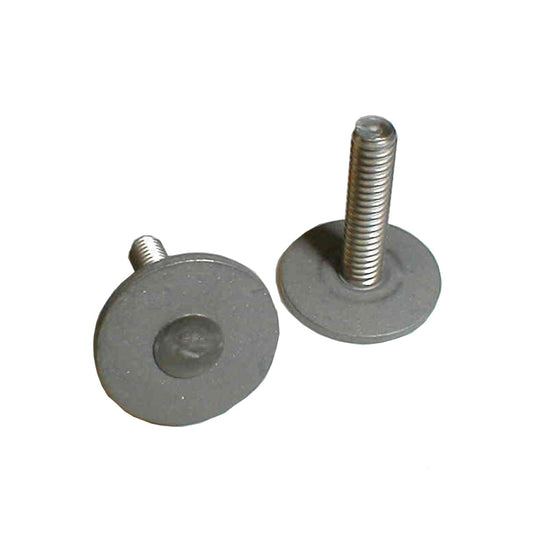 Weld Mount Stainless Steel Panel Stud 62 Base 8 x 32 Thread 15 Tall  100 Pack 83224100