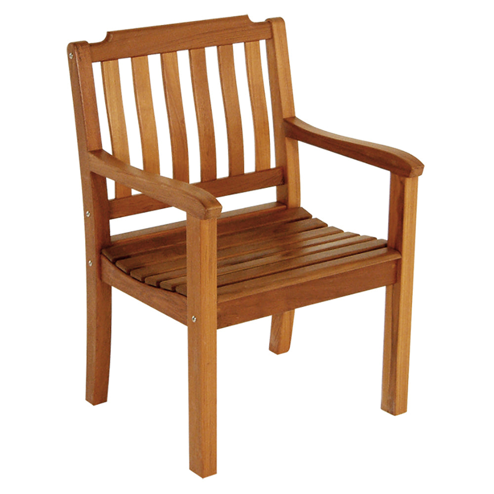 Whitecap Garden Chair wArms  Teak 60065