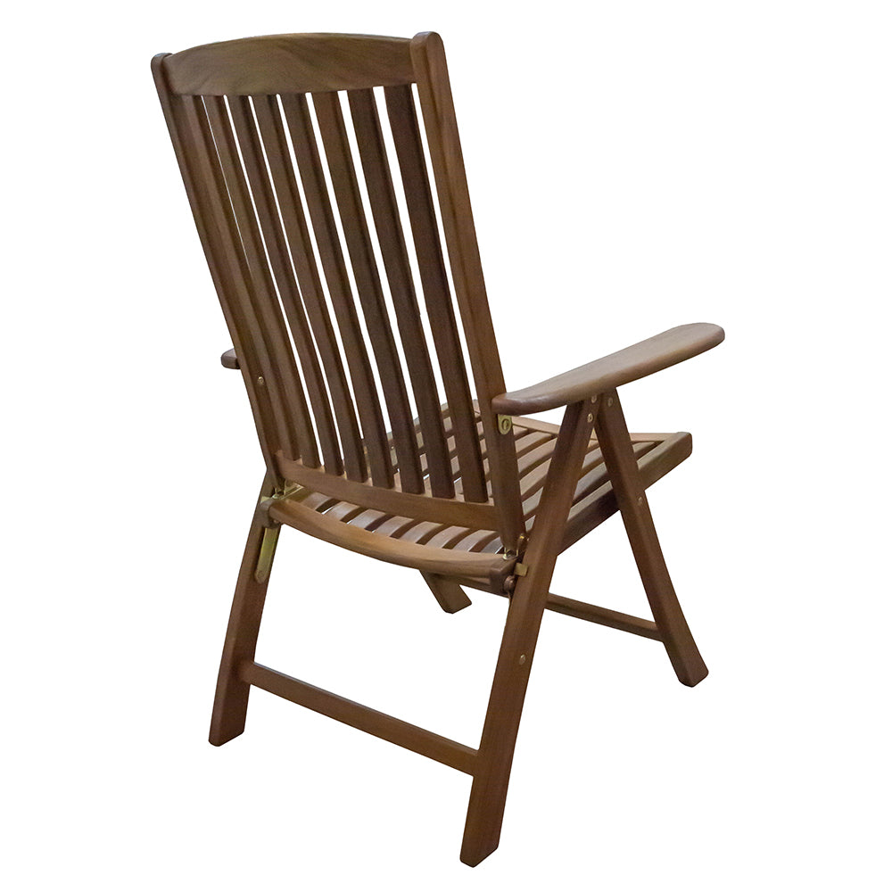 Whitecap Reclining Arm Chair  Teak WT60071