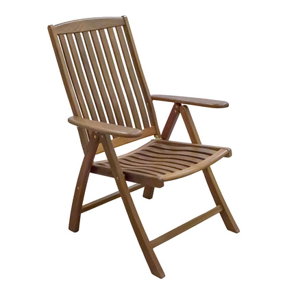 Whitecap Reclining Arm Chair  Teak WT60071