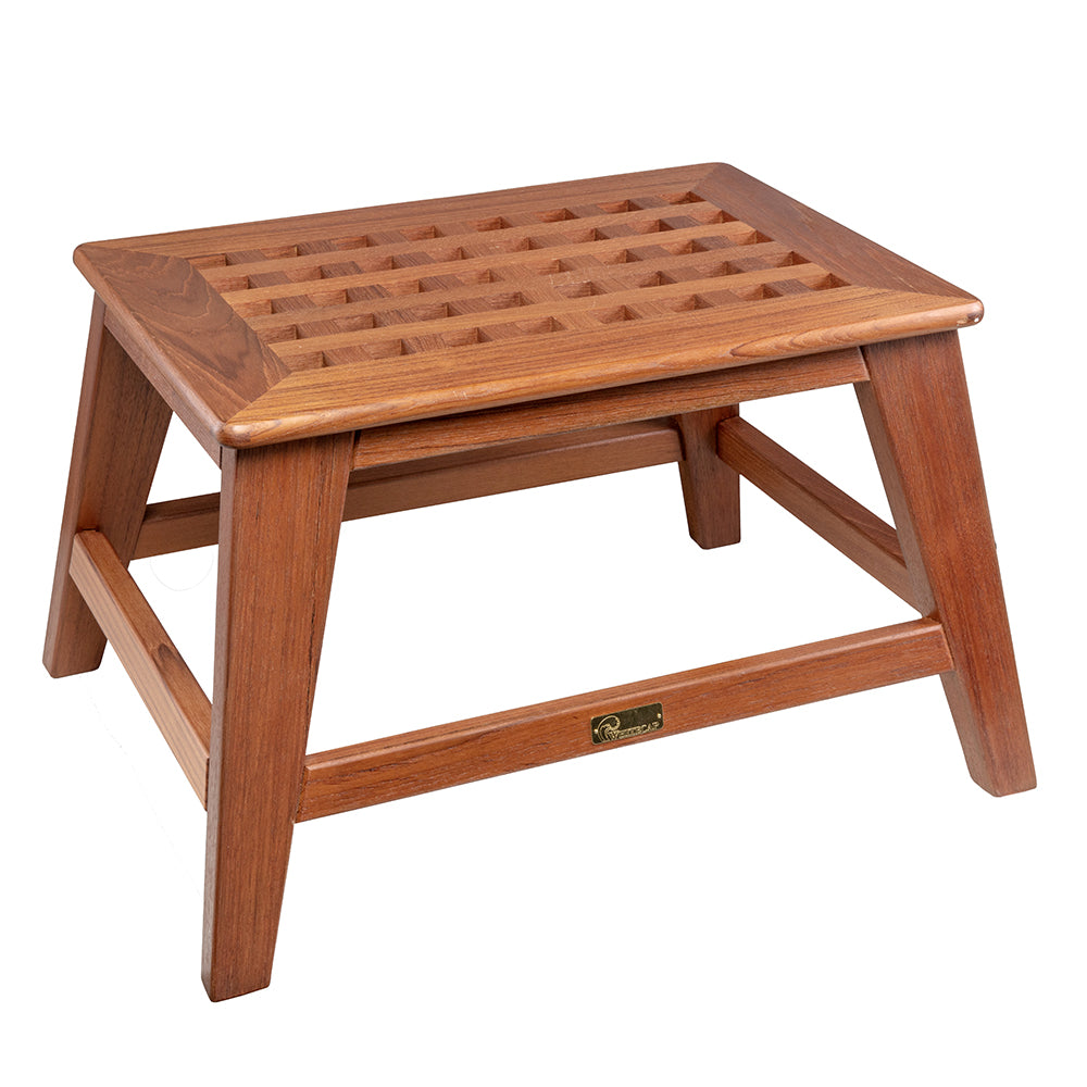 Whitecap Step Stool  Teak 60088