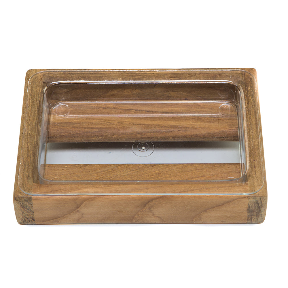 Whitecap Vanity Soap Dish  Teak 62318